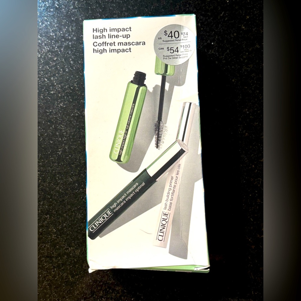 Clinique 3Pc. High Impact Lash Line-Up Primer and Mascara Makeup Gift Set
